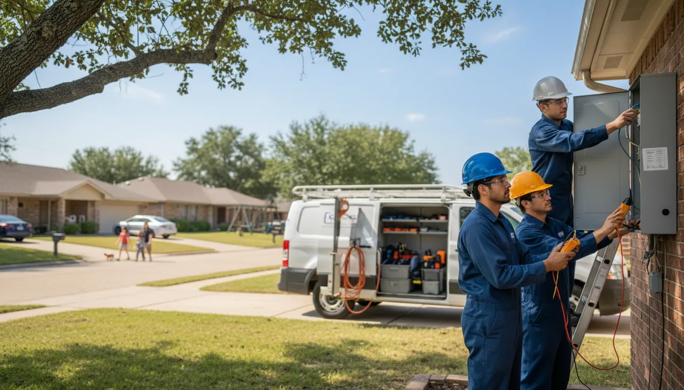 Certified electrician providing emergency electrical services in Mylo, ND